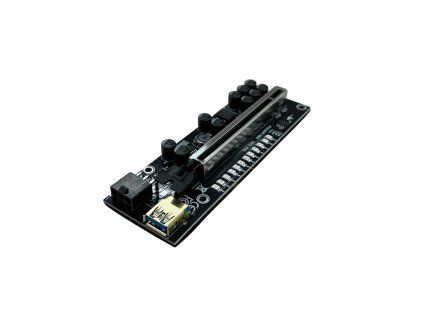 Riser pre grafickú kartu s 10 kondenzátormi 012